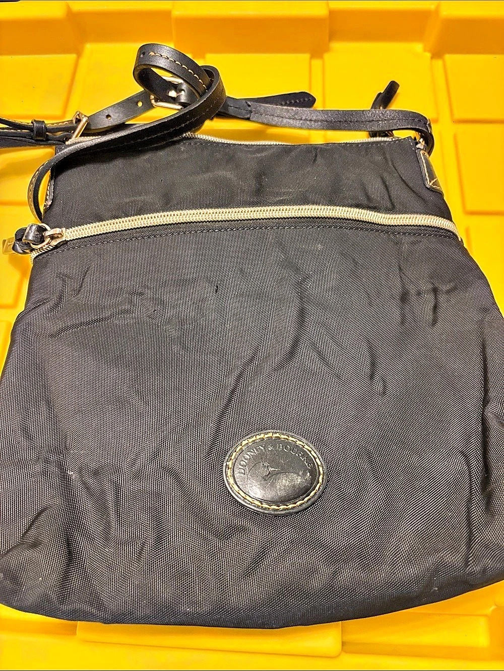 Nylon Crossbody Bag Black Crossbody Bag